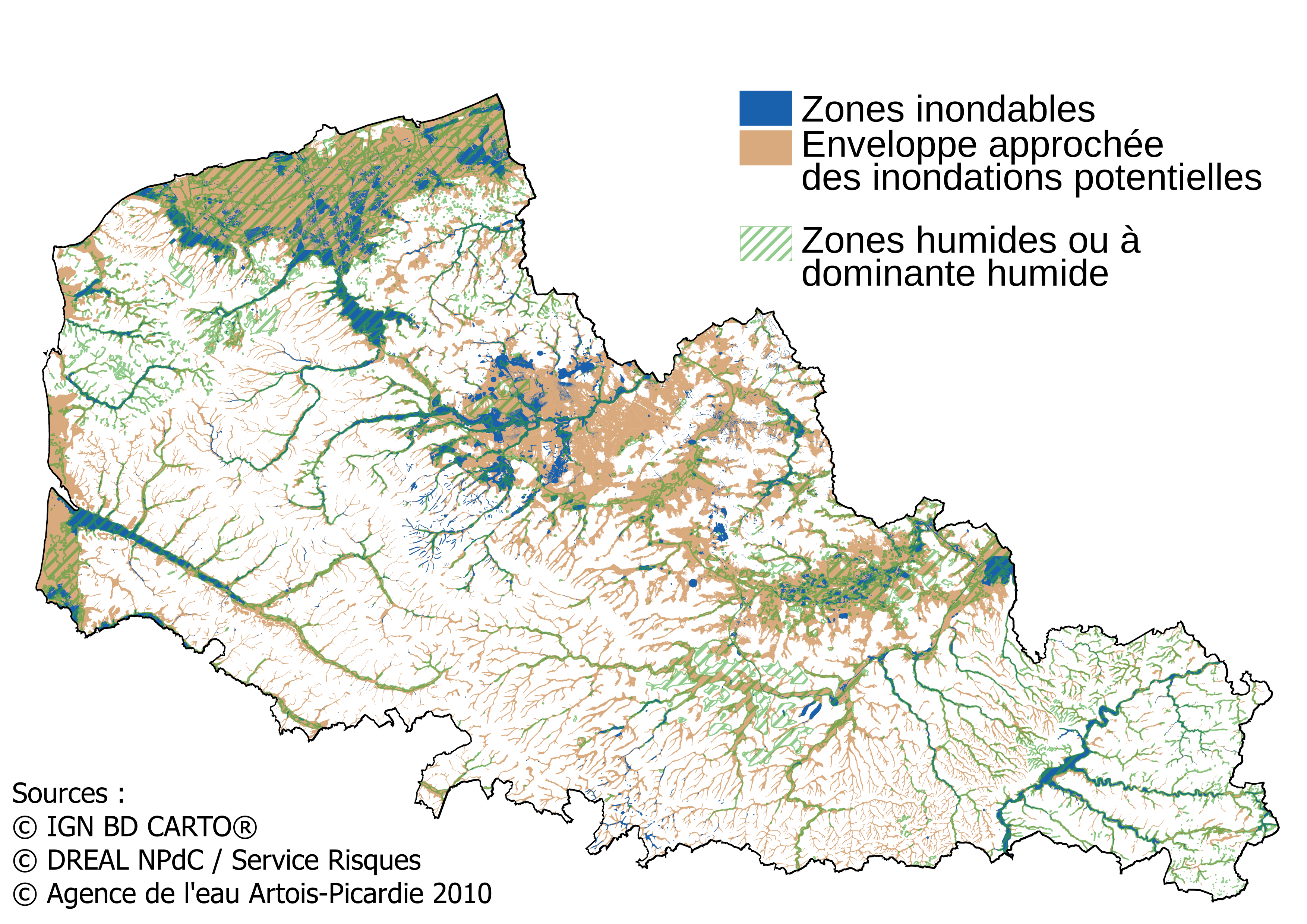 2. Zones inondables et zones humides